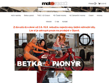Tablet Screenshot of motoscoot.cz